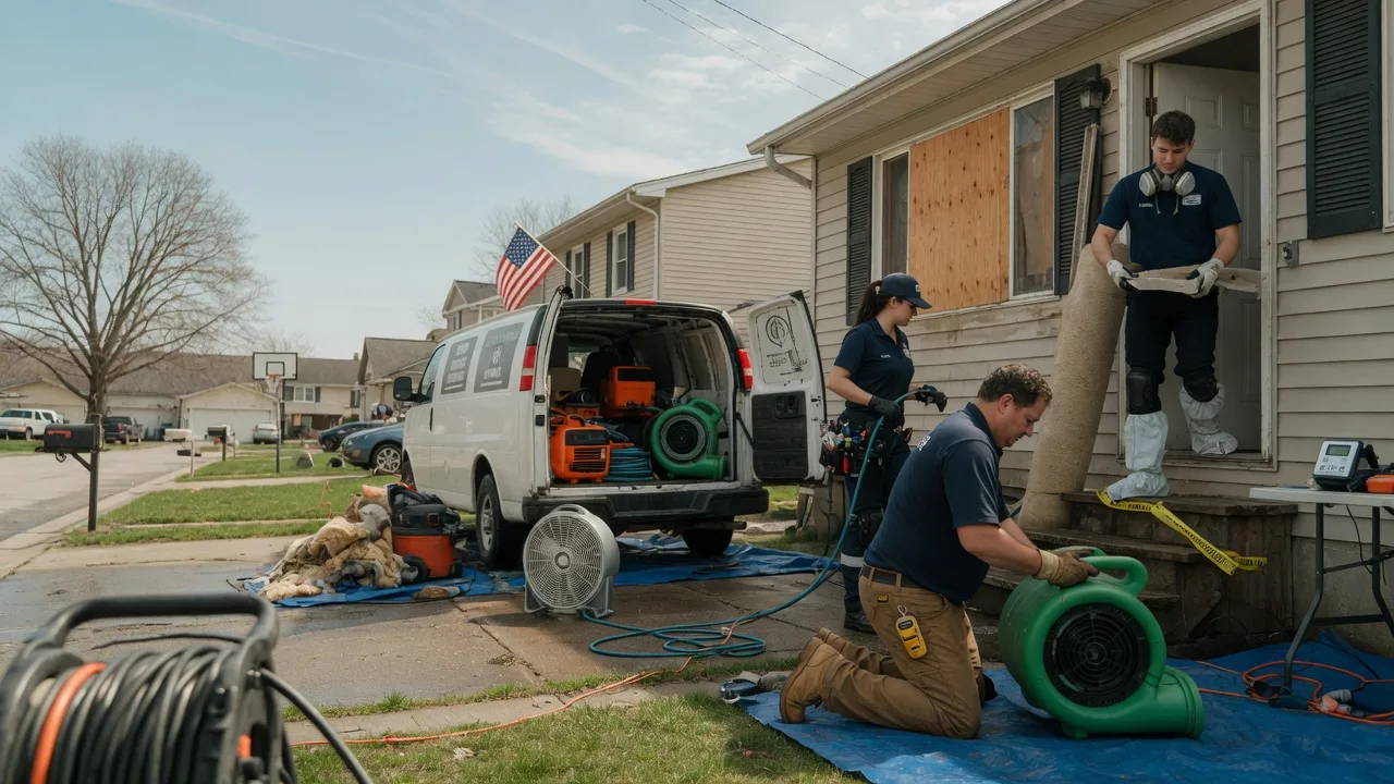 Water Damage Restoration in Sterling, KS near me